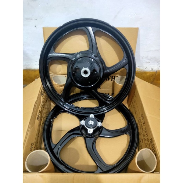 velg nouvo s hitam - velg yamaha nouvo s bukan silver