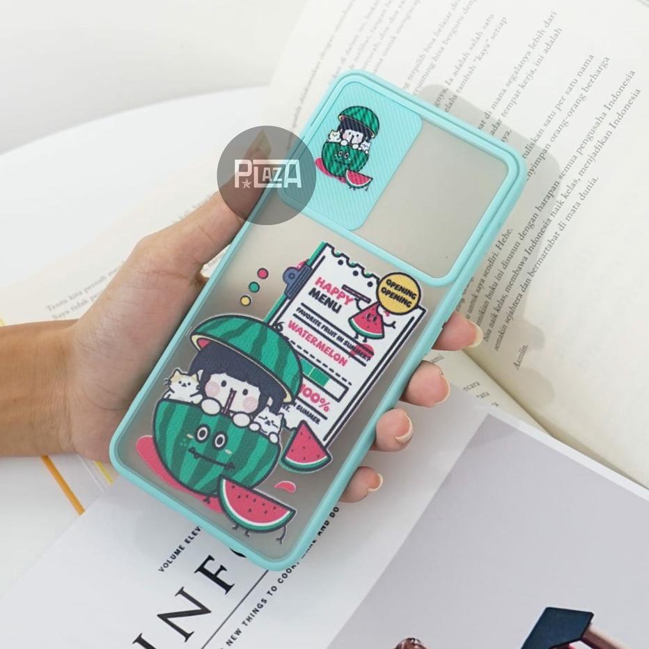 Modern.. Softcase Slide Camera [PKG01] For VIVO Y91C Y91 Y93 Y95 Y20 Y20S Y12S Y30 Y50 Y12 Y15 Y17 Y