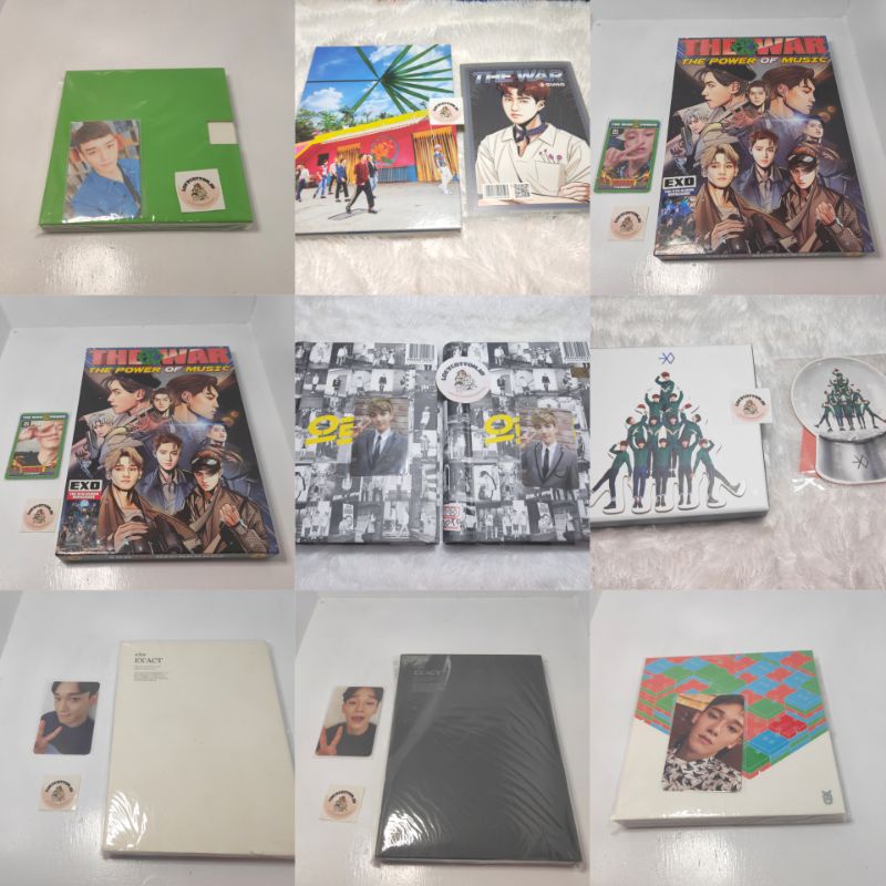 ALBUM UNSEALED EXO MID POWER BLOOMING HEY MAMA KOKOBOP THE WAR BAEKHYUN D.O. KYUNGSOO CHEN SUHO