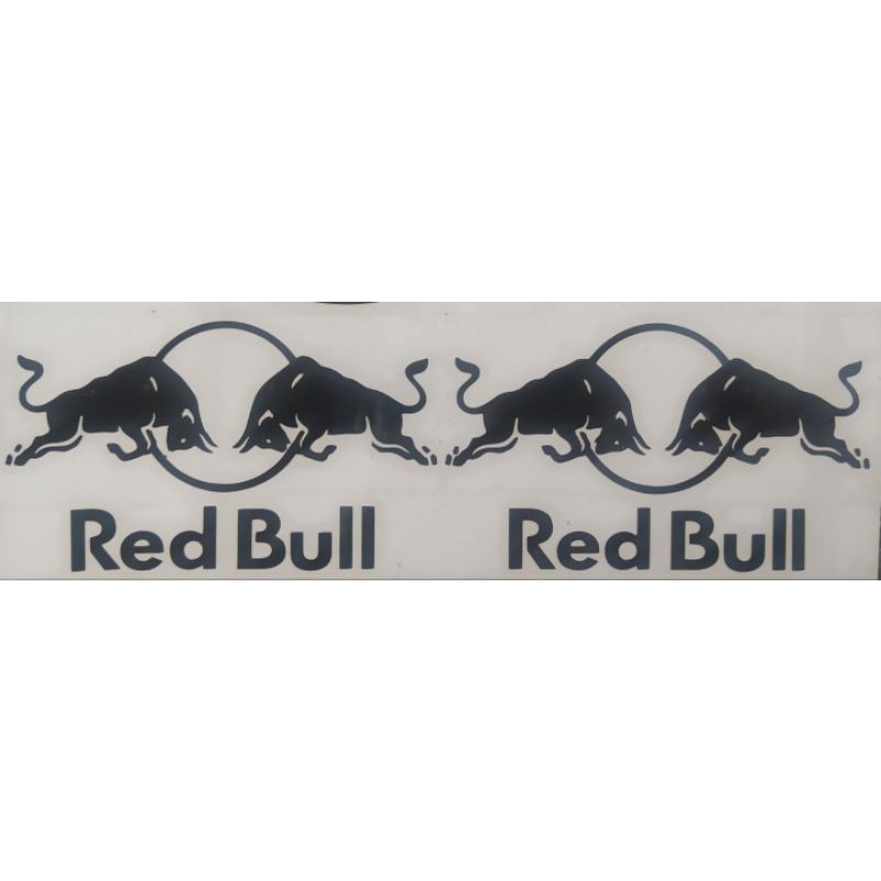 sticker redbull kecil sticker visor helm redbull sticker redbull