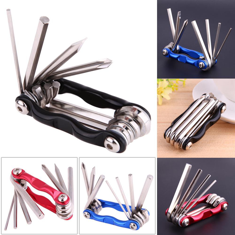 MOJITO 7in1 Bike Bicycle Repair Tool Kit Hex Wrench Set Screwdriver Tool