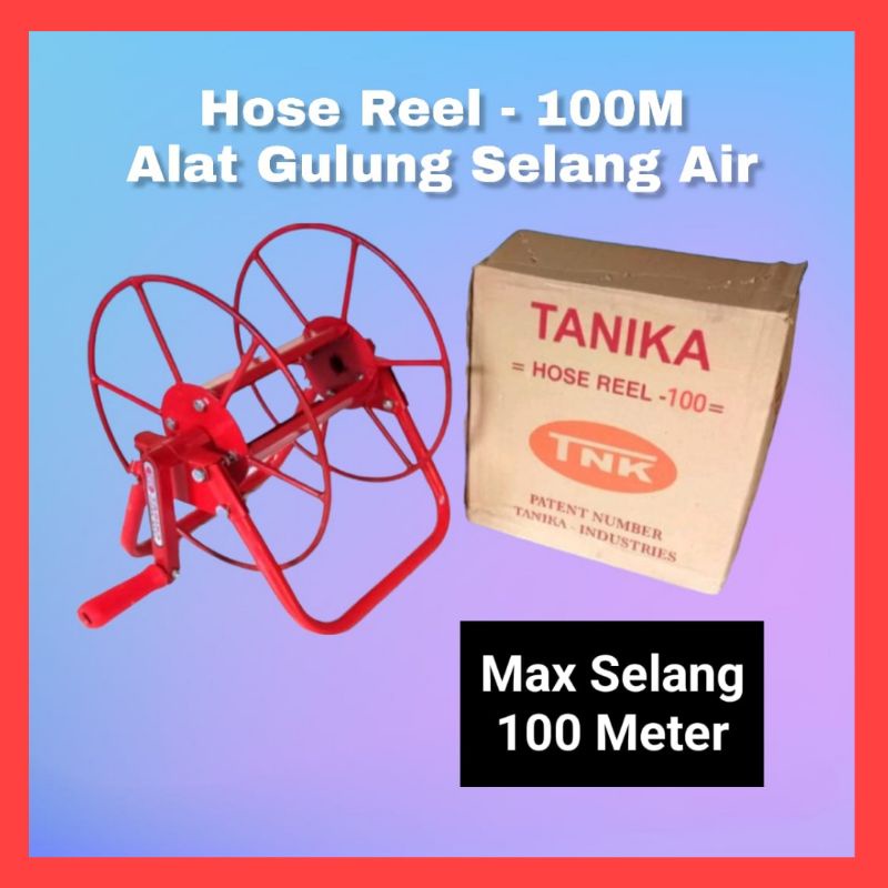 Alat Gulung Rol Selang Air Sprayer & Hose Reel 50m 100m Gulungan Selang Taman Kompressor
