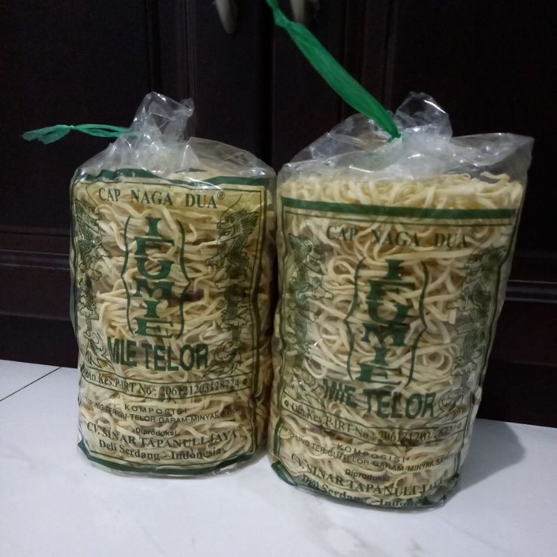 

IFUMIE MEDAN CAP NAGA DUA MIE TELUR / MIE TELOR ISI 5 HALAL 500gram