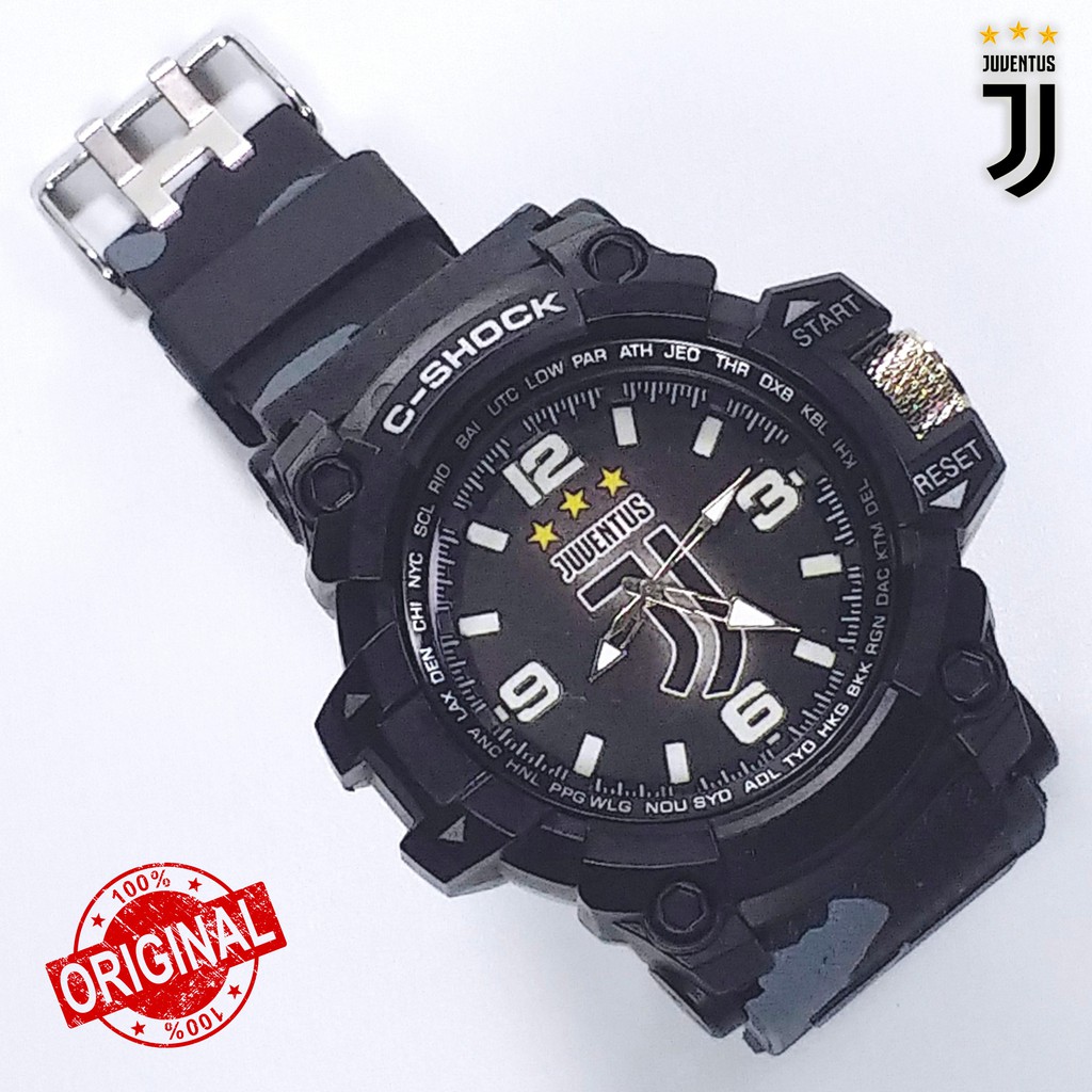 [SPECIAL EDITION] Jam Tangan Juventus Army Hitam