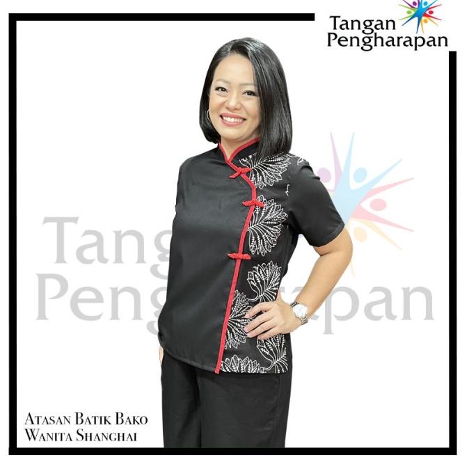 Atasan Batik Bako Wanita Shanghai Tangan Pengharapan