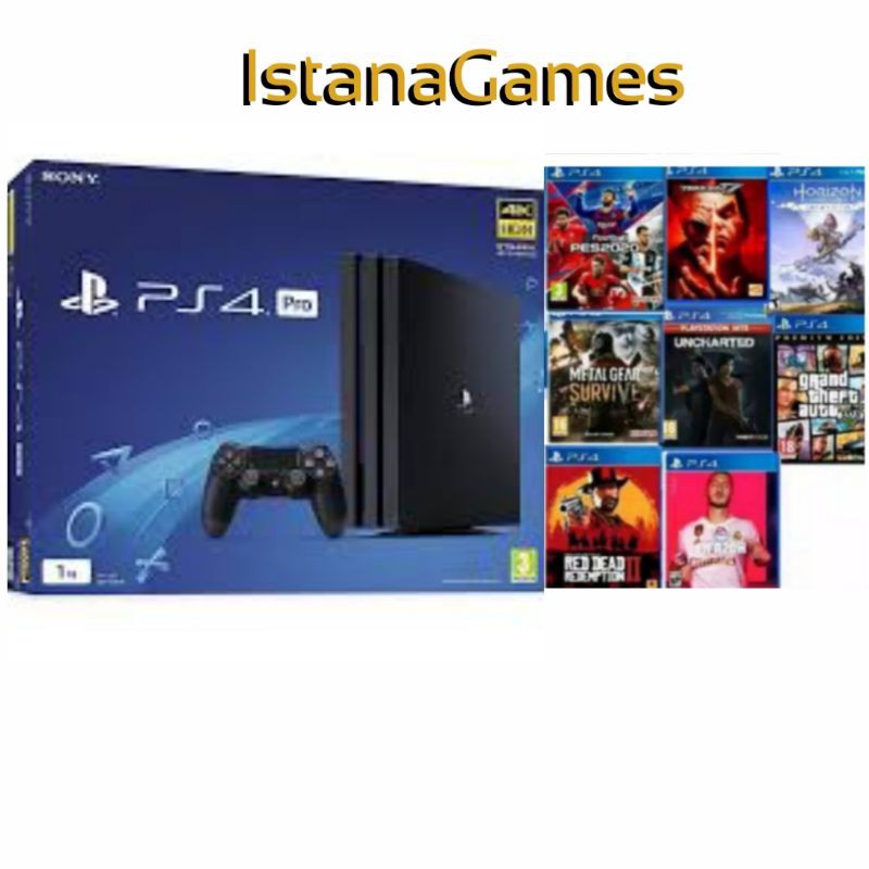 Ps4 Pro HDD /1TB Fullgames + Stik Wirelless