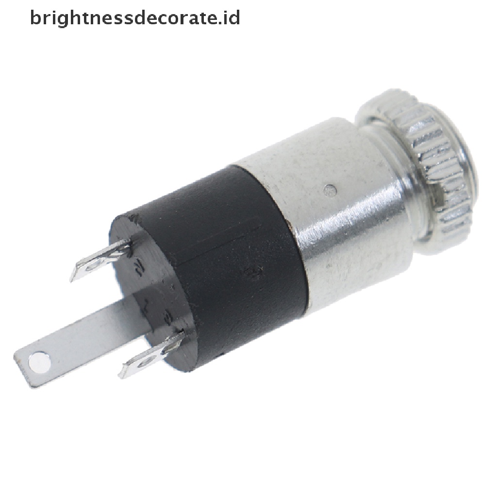 (Birth) 5pcs Pj392 Jack Audio 3.5mm Female Warna Silver Untuk Headphone (Id)