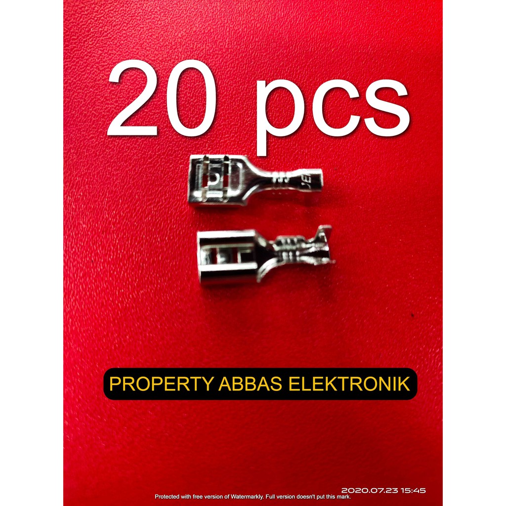 Skun 3555 Female cewe Skun Motor Mobil skun socket soket 20pcs