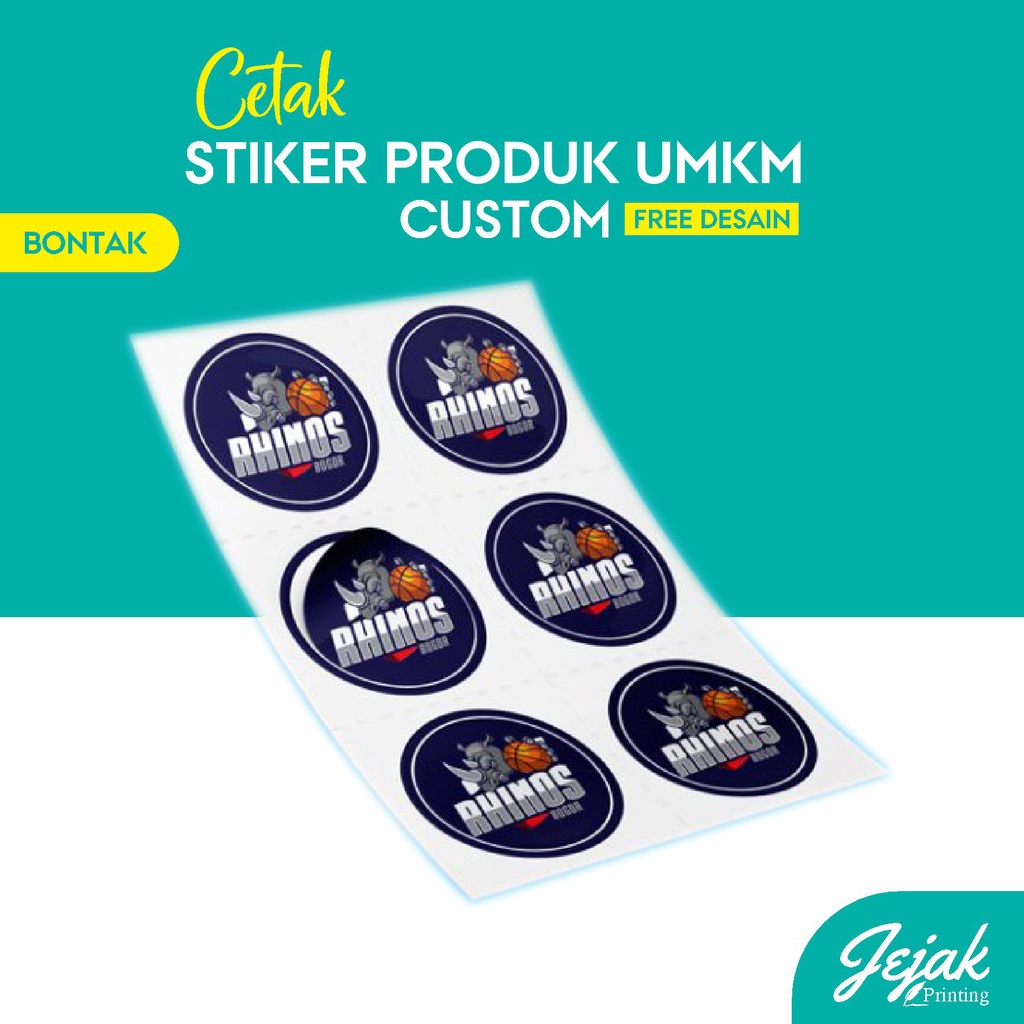 Jual Cetak Stiker Label Stiker Hampers Lebaran Stiker Toples