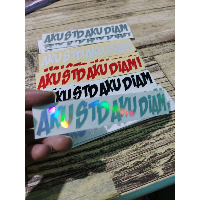 STICKER AKU STD AKU DIAM CUTTING