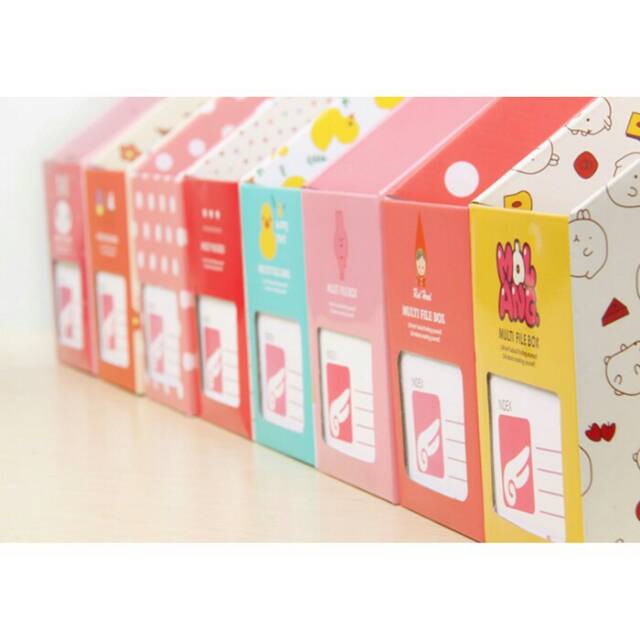 

Multibox/ Kotak Organizer Buku Majalah/ Box File Kartun
