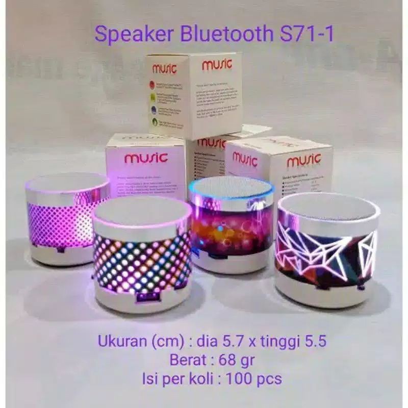 B5 Speaker Bluetooth Full Lampu | Spiker Tanpa Kabel | Salon Kecil Murah