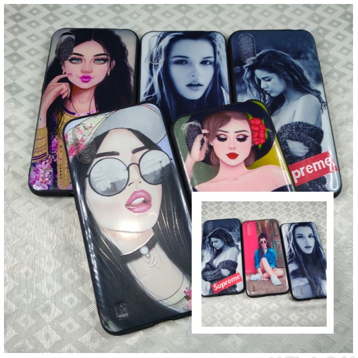 CASE KARAKTER KOREAN SEXY CARTOON GIRL SAMSUNG A750 / A7 2018