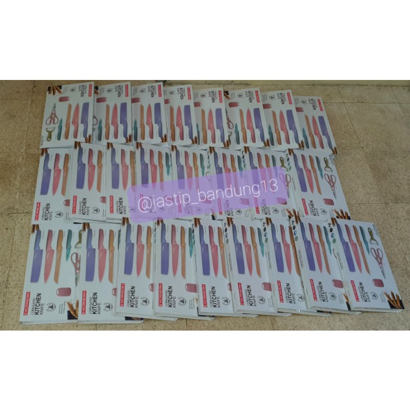 Set Pisau Talenan Pastel