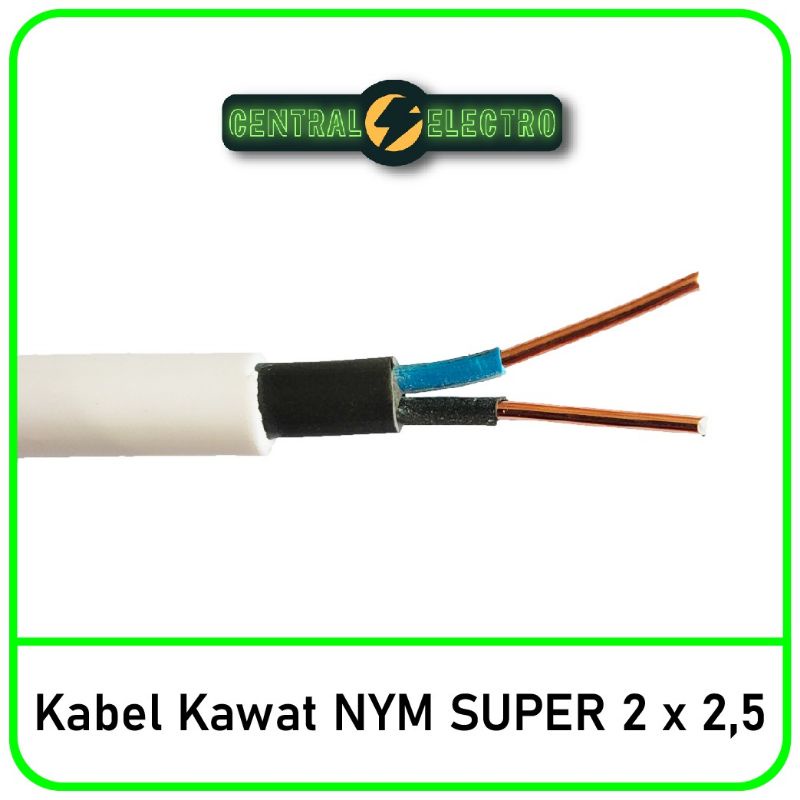 Kabel Listrik Kawat NYM Super 2 x 2.5 (30 Meter)