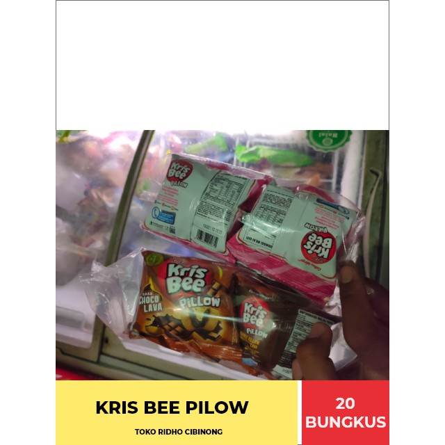 

SNACK KRIS BEE PILLOW RENCENG ISI 20 BUNGKUS