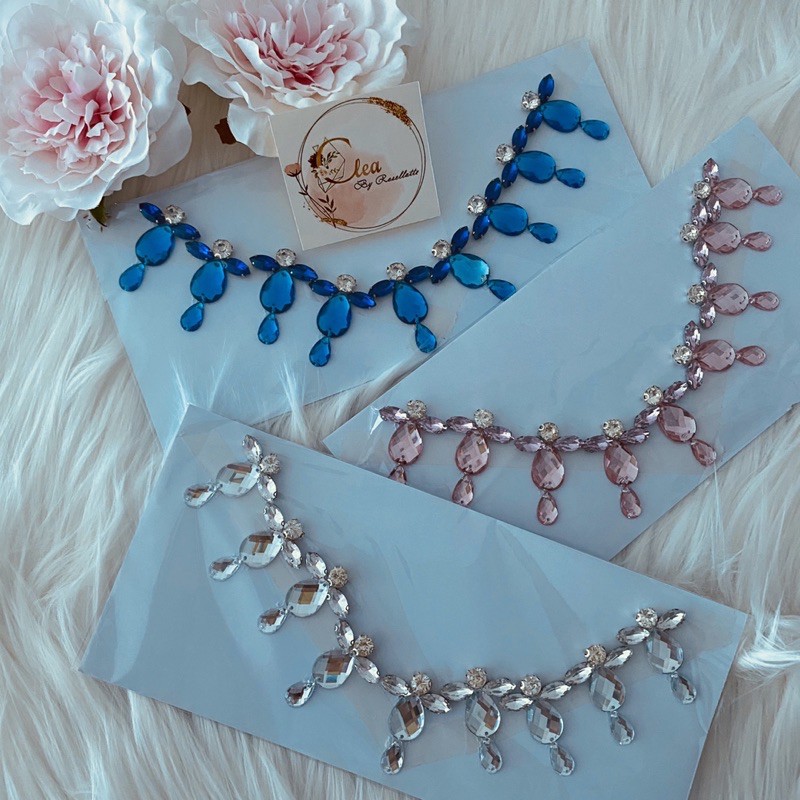 Payet rangkai permata baju “Aile” N39