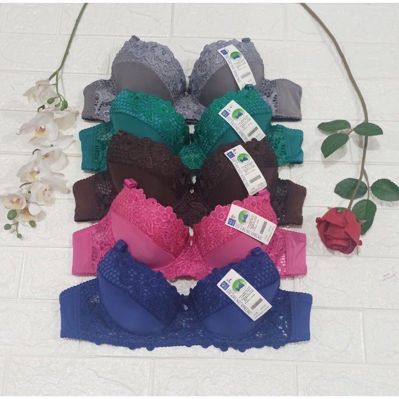 Bra/Bh kawat hearing/ Bh cantik 313/Bh ABG dan ibu ibu pakai kawat, kancing 2