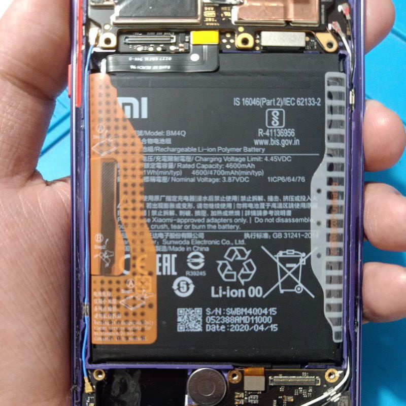 BATERAI BATRE BATTERY BM4Q XIAOMI POCO F2 PRO ORIGINAL COPOTAN