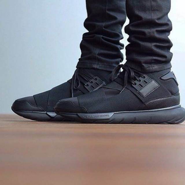 Sepatu Adidas Y3 Yamamoto Qasa High full black