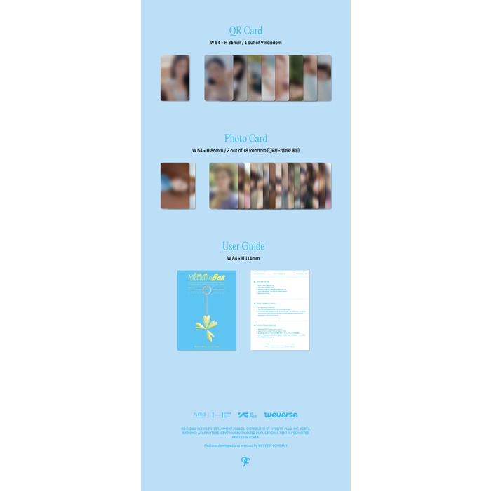 fromis_9 - 5th Mini Album from our Memento Box (Weverse Albums ver.) + POB