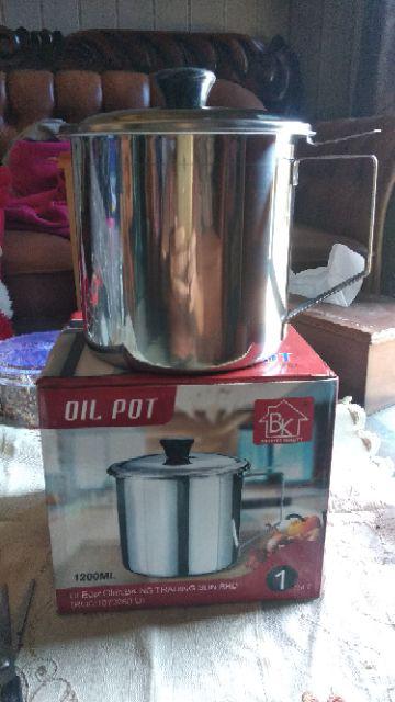 Oil Pot 12cm Saringan Minyak