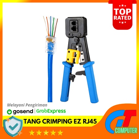 EZ Crimping Tool RJ45 Cat 5 dan Cat 6 / Tang Crimping tool EZ RJ45