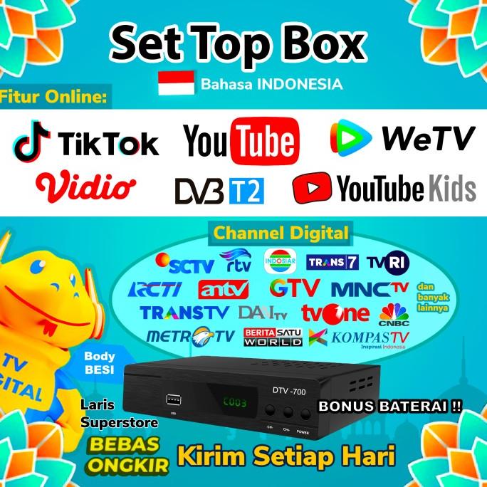 Set Top Box DVB T2 TV Digital Wifi Youtube