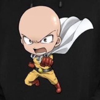 Sweater Anime ONE PUNCH MAN Jumper - Hoodie SAITAMA CHIBI Oblong