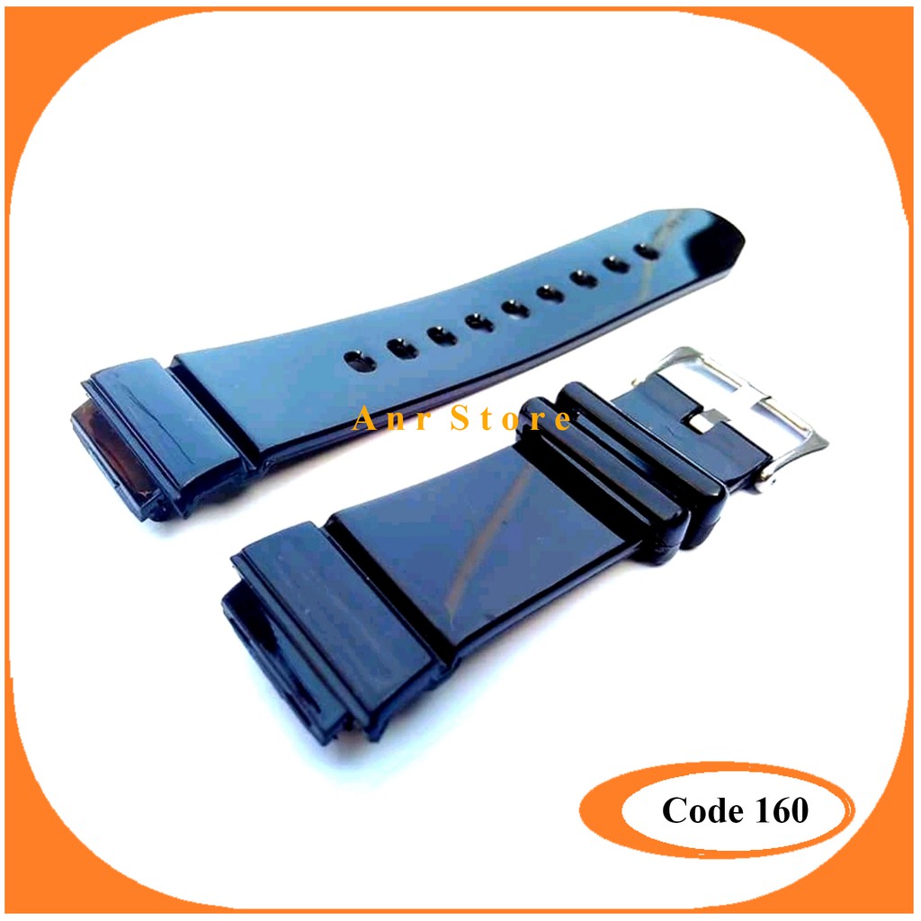 Strap Tali Jam Tangan Casio Baby G Hitam Glosy
