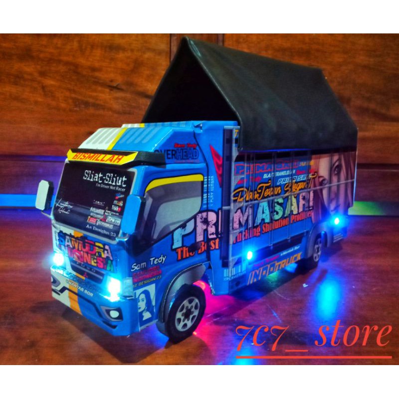 Miniatur Truk Oleng Parah SAMUDERA INDONESIA