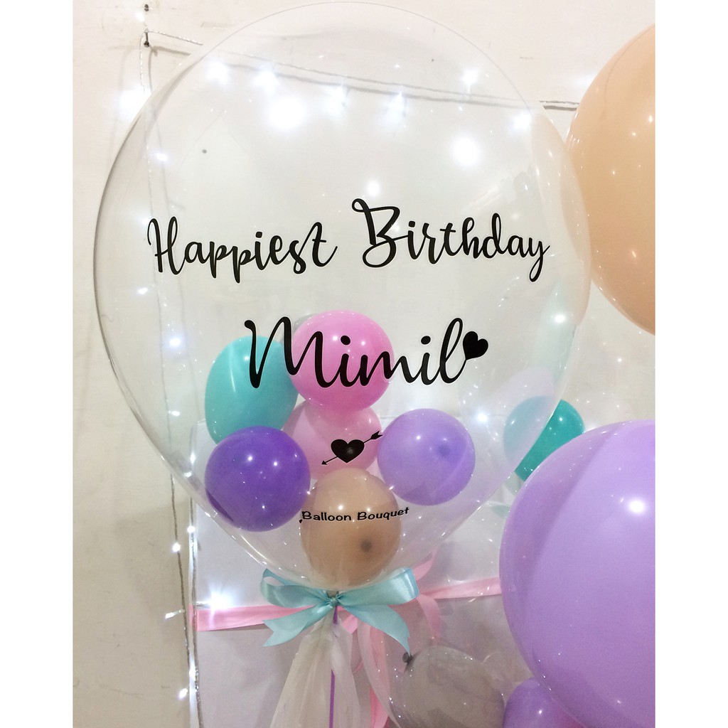 

bubble balloon in colorful combination 2