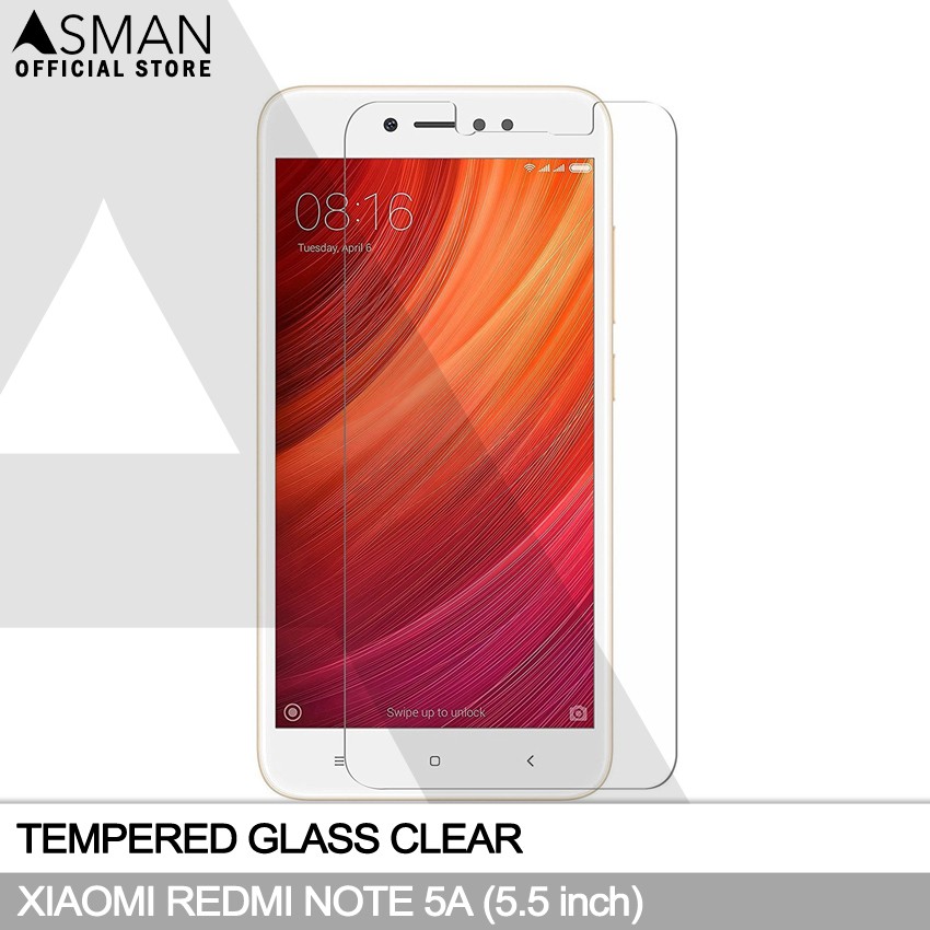 Tempered Glass Xiaomi Redmi Note 5A (5.5&quot;) | Anti Gores Pelindung Layar Kaca - Bening