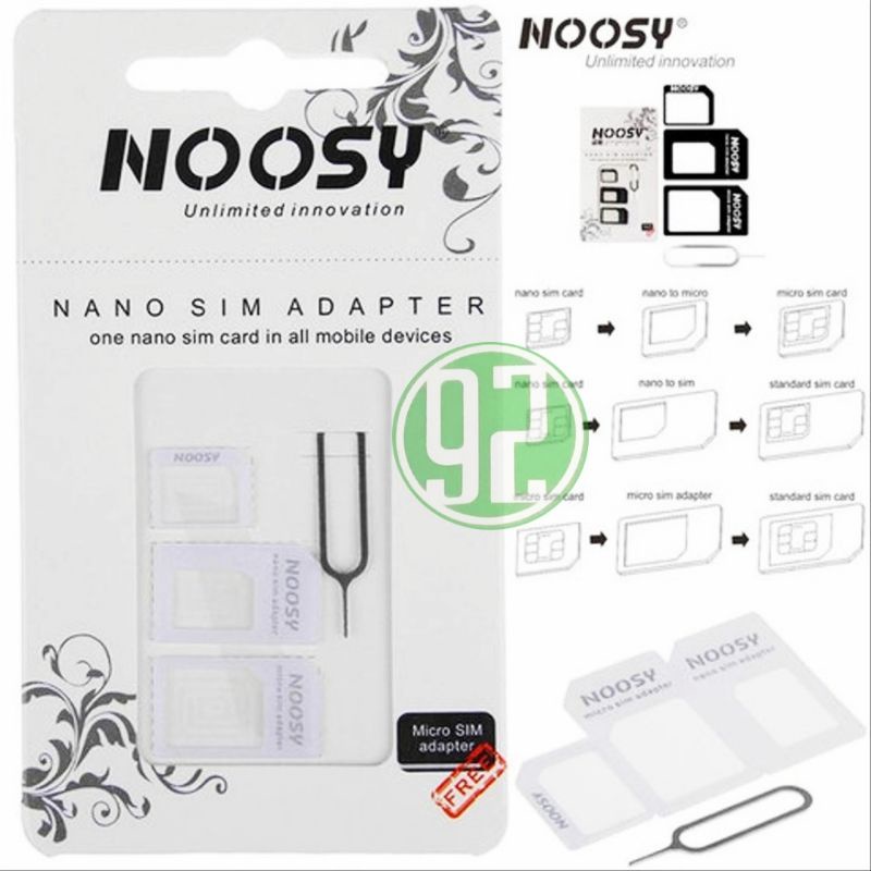 ADAPTER SIM CARD NANO MICRO NOOSY