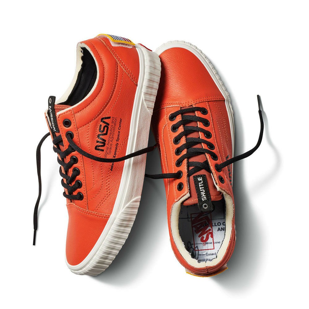  SEPATU  SNEEAKERS VANS  OLDSKOOL NASA  ORANGE Shopee Indonesia