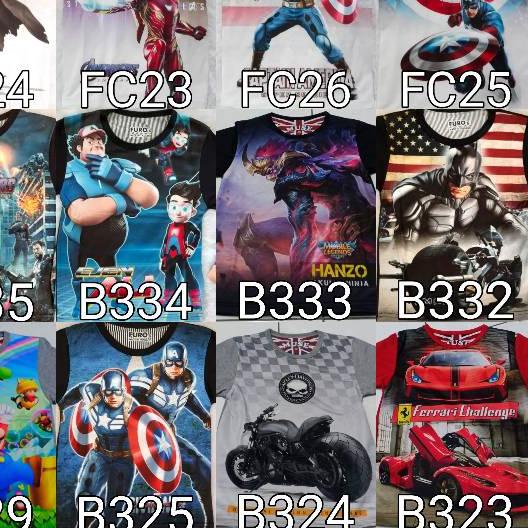 Quality Control✅SIZE 10 KAOS ANAK FULL PRINT THAI 3D COWOK GROSIR BAJU ANAK-ANAK FURO TERMURAH|SQ7