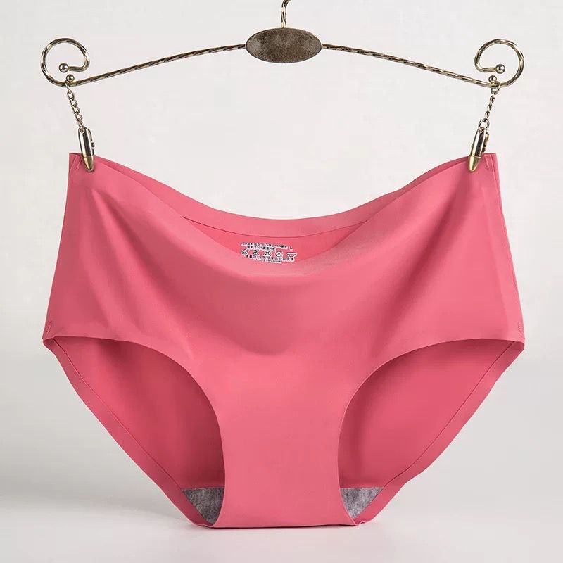 [ LINGERIE MASTER ] - (C-11) Fashion wanita One Piece Mulus Es Sutra Celana Gadis CELANA DALAM SEAMLESS-C-11 Rose Pink