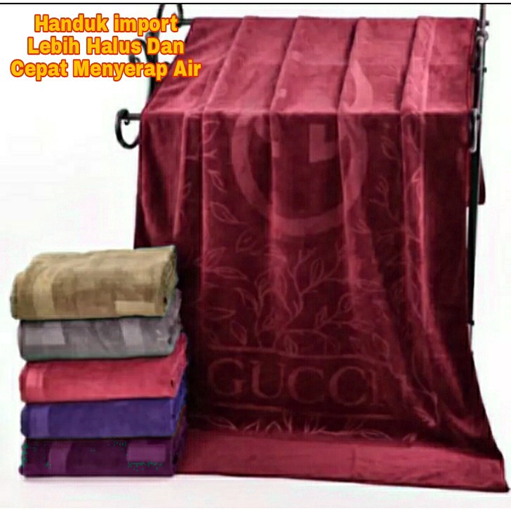 Handuk Mandi Dewasa Jumbo 80x155cm dan 70x140cm Handuk Mandi Dewasa Microfiber Embos