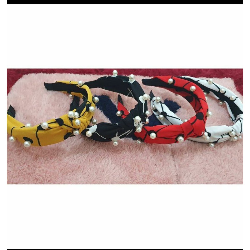 bando wanita korea bandana/bando mutiara/bandana wanita/bando kain.