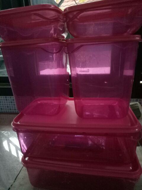 Cpm Voxy Wadah Makanan Plastik Tebal Set Isi 6