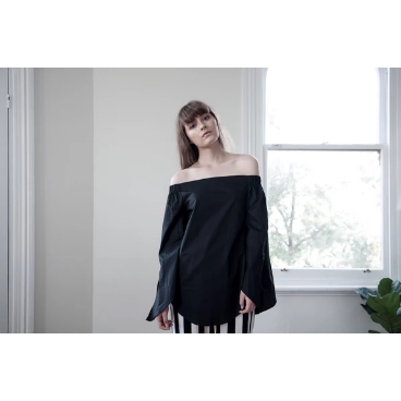 Hello Parry Fallon Longline Off Shoulder Shirt