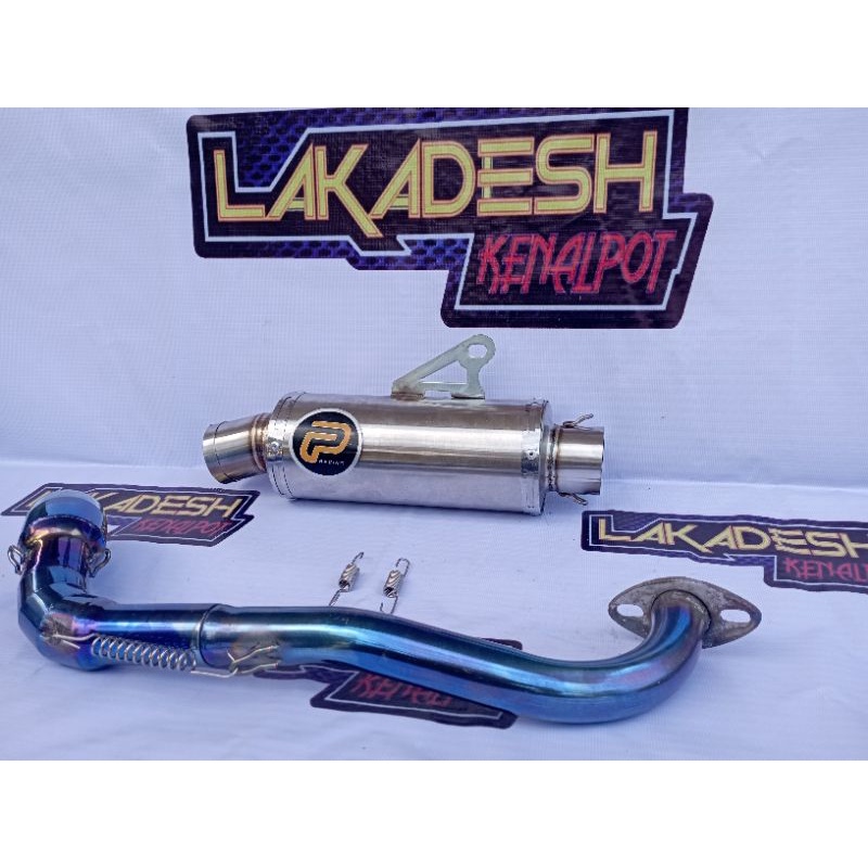 KNALPOT PEKA JAMAN LEHER BLUEMOON (INLET 38/50) BEAT MIO VARIO AEROX SCOOPY NMAX PCX ADV LEXI DLL