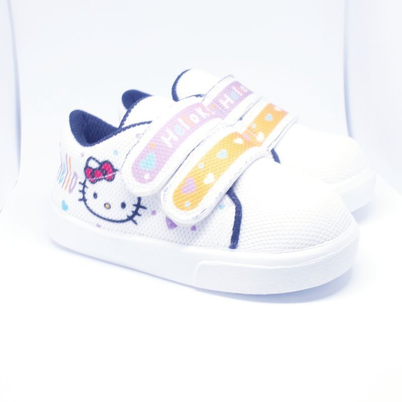 Sepatu Sneakers Anak Perempuan Gambar Hello Kitty Usia 1 2 3 4 5 Tahun