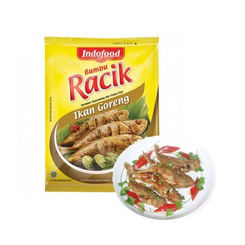 

Bumbu Racik Indofood 33gr Sayur Asem / Sop / Lodeh / Nasgor / Ikan / Ayam Goreng