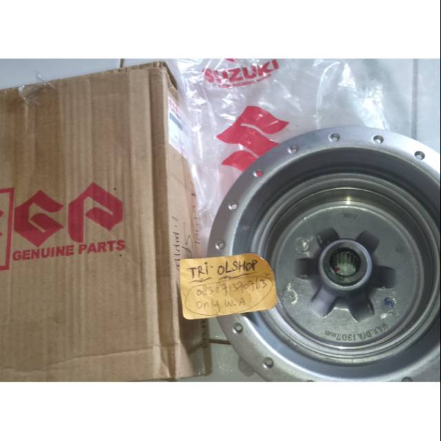 ori suzuki tromol belakang skywave 125 skydrive hayate spin new as besar teromol ass trombol jari-ja
