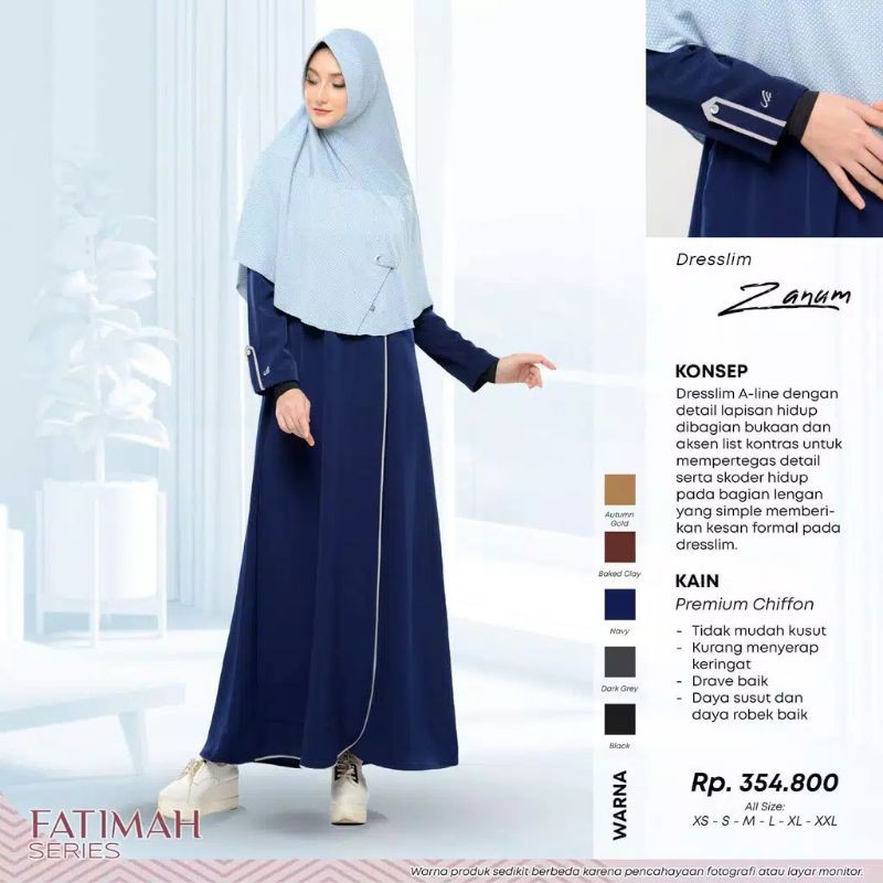 Dresslim zanum gamis rabbani gamis diskon