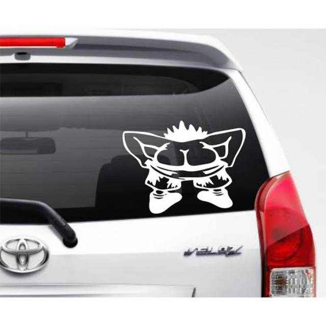 Promo Stiker kaca mobil kartun lucu stiker mobil avanza calya agya