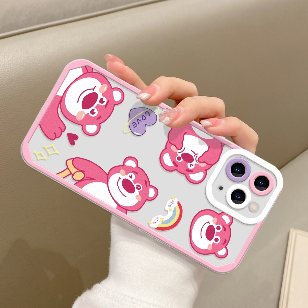 Soft Case TPU Motif Kartun Angel Eyes Untuk iPhone 11 12 13 Pro Max XR X XS Max 7 8 Plus 12 13 Mini SE 2020 SE 2022