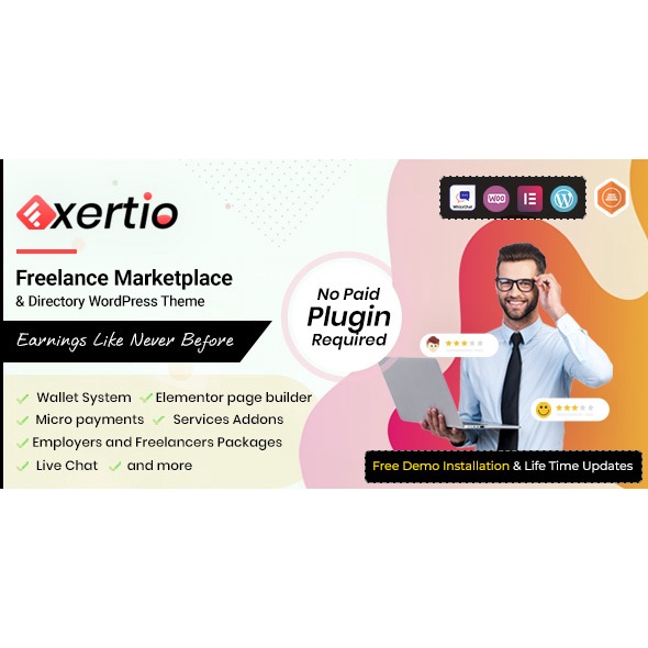 Exertio – Freelance Marketplace WordPress Theme