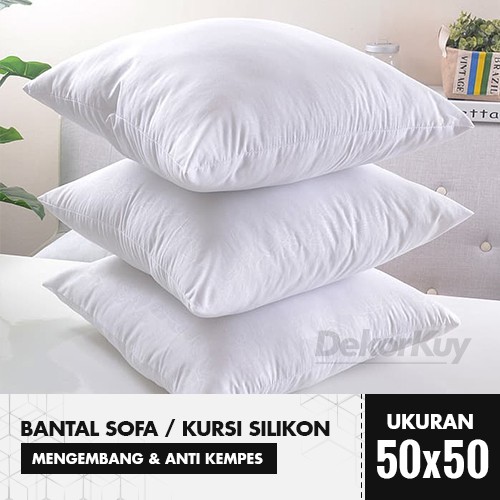 DK - Bantal Sofa / Bantal Kursi Silikon Uk. 50x50